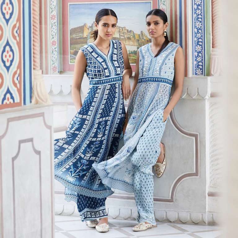 Anita dongre blue on sale dress