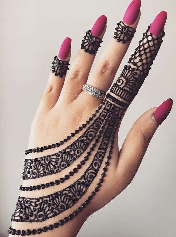Share more than 86 mehndi nail designs for hands - seven.edu.vn