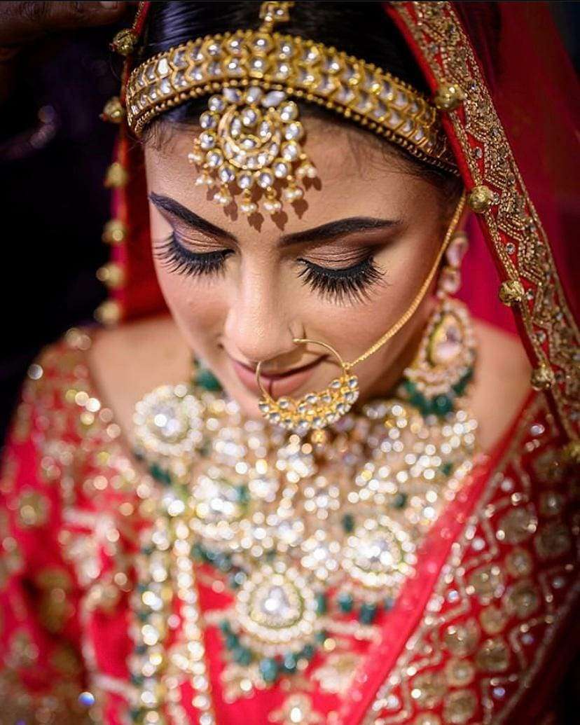 Bride - Supriya Poonia Makeup Daisy Dembla Makeovers #Daisydemblamakeovers  #daisydemblamakeups #popxowedding #indian #indianbridalmakeup #wedmegood...  | By Daisy Dembla : The Makeup ArtistFacebook