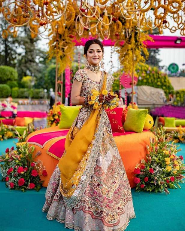 Embellished Bridal Pakistani Engagement Dress Online 2021 – Nameera by  Farooq