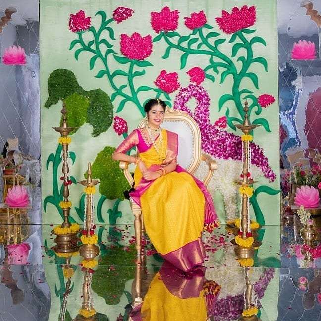 Haldi decor images for wedding planning