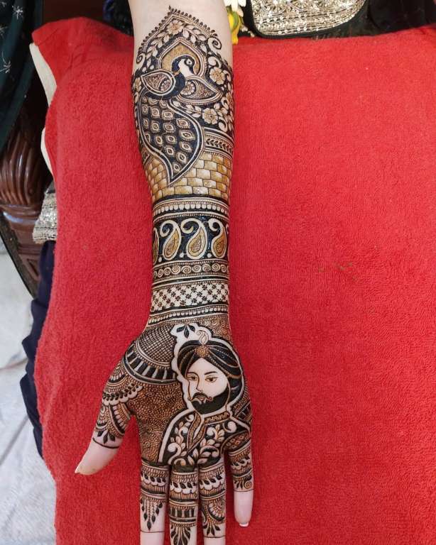 Peacock mehndi design | Mehndi designs for hands, Henna designs easy,  Unique mehndi designs