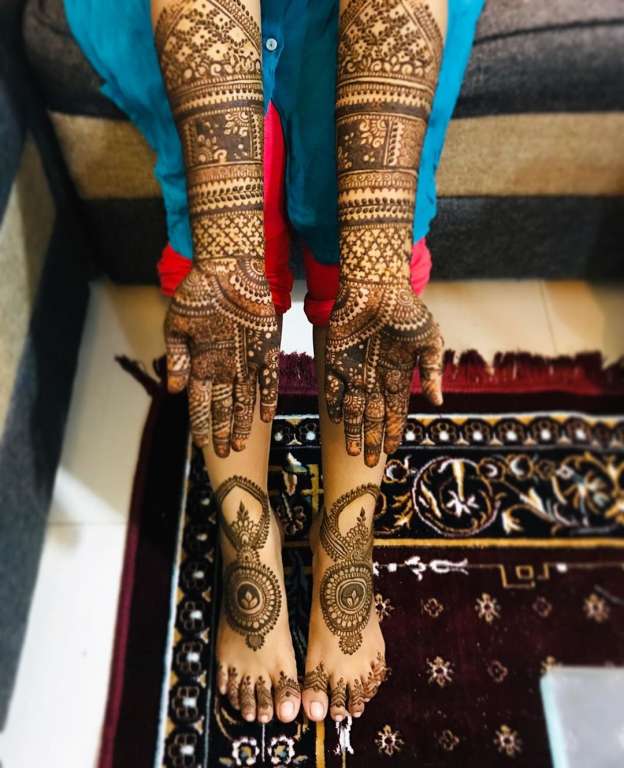 Karva Chauth Mehndi Design In Ahmedabad at best price in Ahmedabad