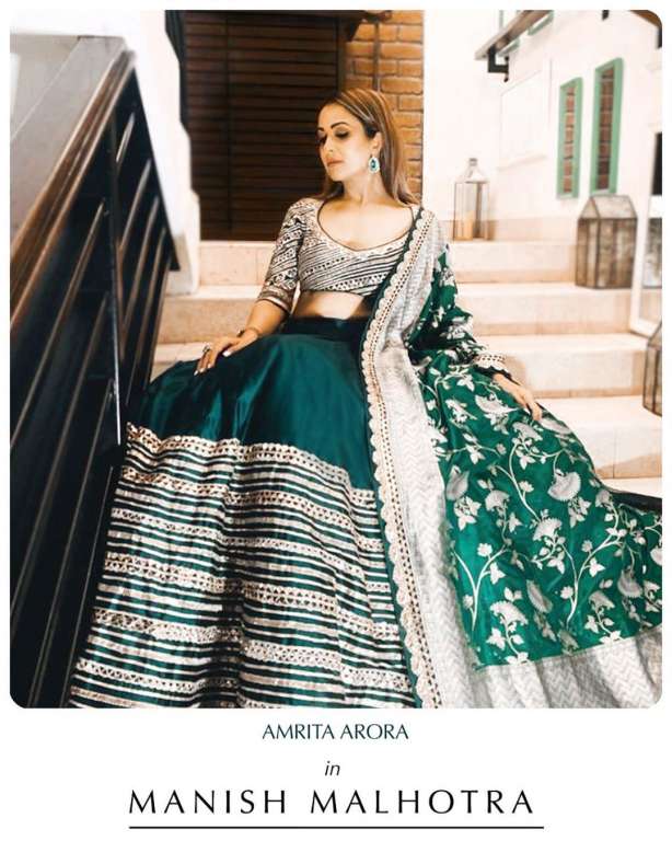 Manish Malhotra Bride Looked Like A Princess In A Mint Green Coloured  Lehenga, On Her Wedding