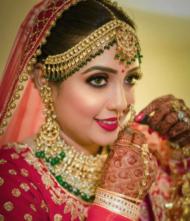 Wedding Photography picture showing Parul Garg, Bride, Mehndi, Tradition