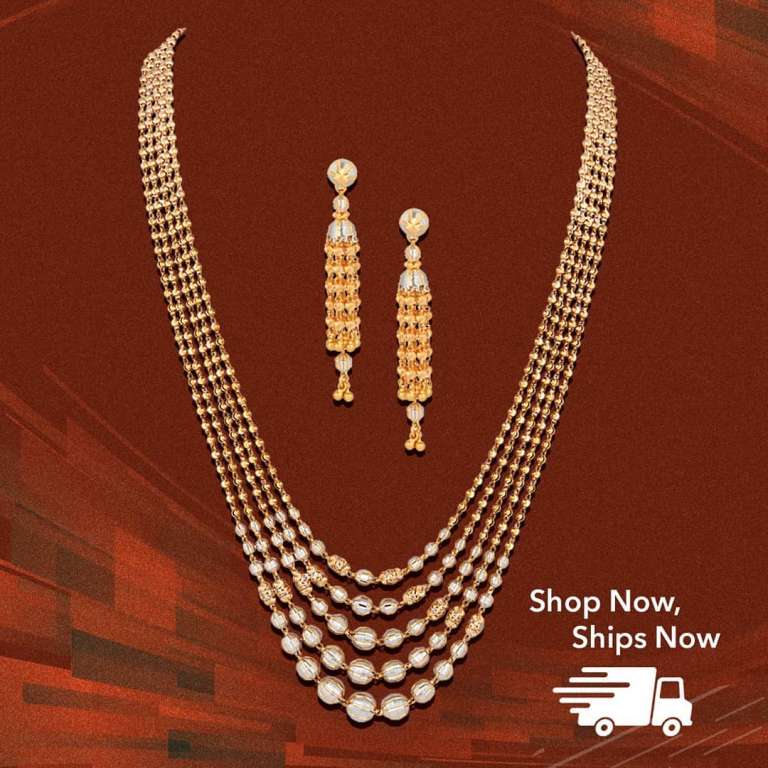 Pc jewellers gold hot sale set designs with price