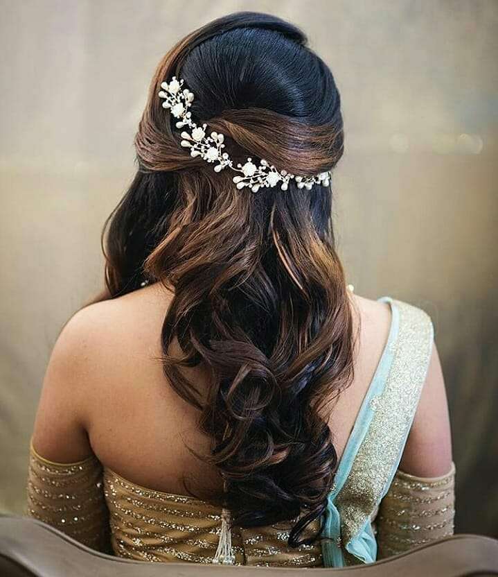 Sangeet hairstyles images for wedding planning