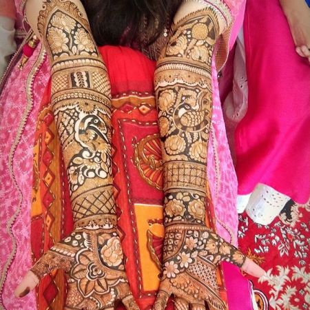 Radha Krishna in mehndi | Mehndi art designs, Mehndi design pictures, Mehndi  designs for girls