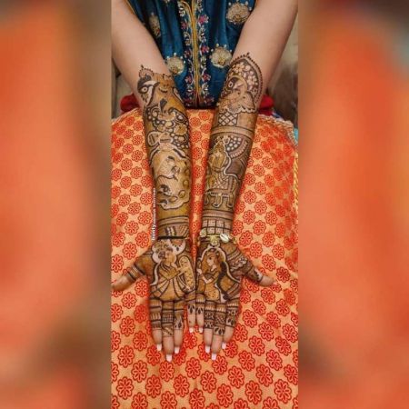 Letest bridal mehndi designe by amar #lucknow - YouTube